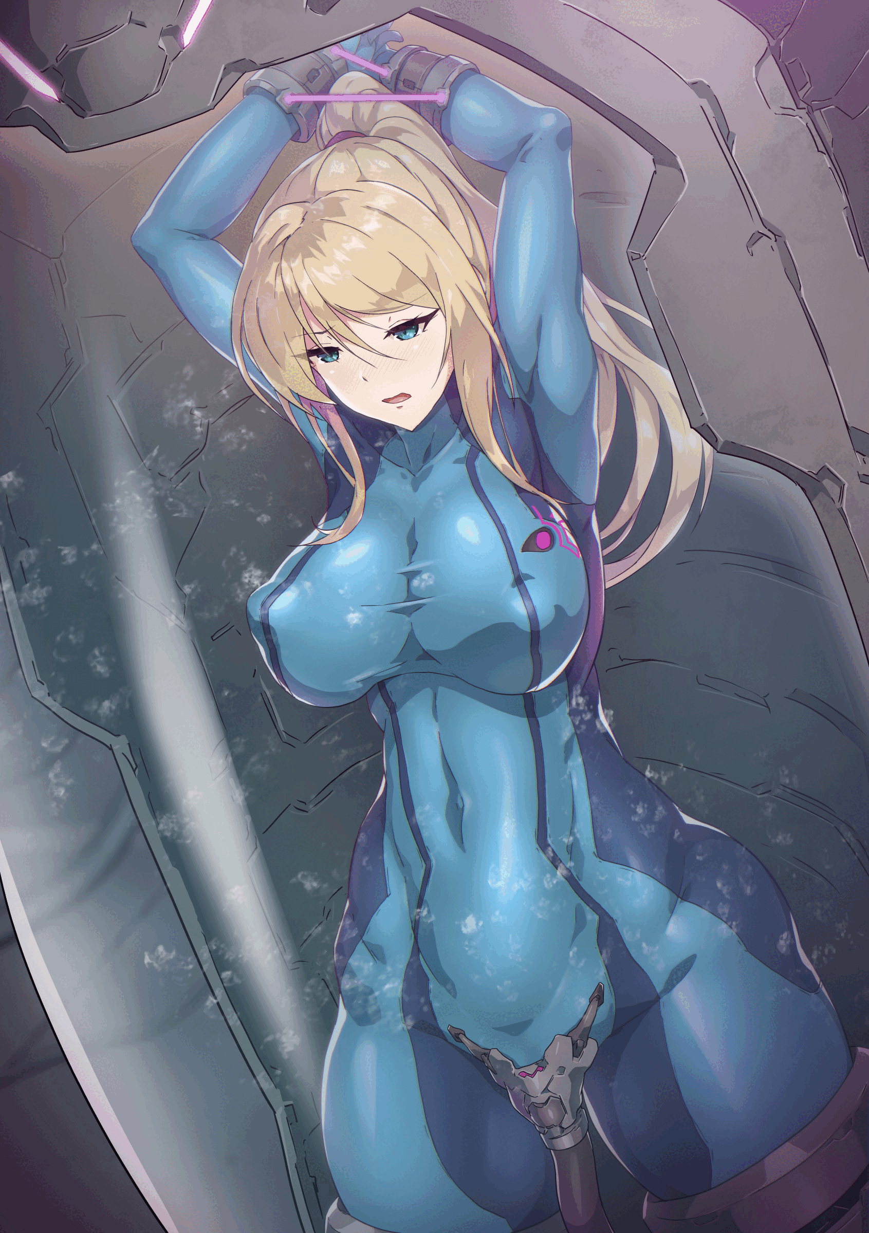 1girls, animated, arms above head, big belly, blonde hair, body modification, bodysuit, bondage, bound, bound wrists, brain drain, brainwashing, brainwashing machine, breast expansion, breast growth, breast growth (enlargement), breasts, breasts bigger than head, breasts out, breeding slave, captured, captured heroine, container, container bondage, containment tube, crying, crying with eyes open, cuff (restraint), cuffs, damaged clothes, double breast sucking, expansion, exposed breasts, female, female only, femsub, forced lactation, full body, full body suit, gif, head mounted display, headset, hips, hips wider than shoulders, imminent rape, in container, inflation, laboratory, lactating, lactating nipples, lactation, large breasts, leaking, leaking milk, leaking nipples, leg cuffs, long hair, mechanical, metroid, milk, mind break, mind control, nandz, nintendo, nipples, nipples visible through clothing, object insertion, ponytail, pussy, pussy plug, rape, restrained, restrained arms, samus aran, science, science fiction, sex slave, skin tight, slave, slave girl, slave samus, slideshow, solo, solo female, stasis tank, stationary restraints, steel bondage, submerged, tears, tears of pleasure, technology, test tube, thick thighs, thighs, tight clothing, toned, toned female, toned stomach, torn bodysuit, torn clothes, trapped, tube, underwater, vaginal object insertion, vaginal penetration, vaginal plug, visor (eyewear), vr headset, wrist cuffs, zero suit, zero suit samus