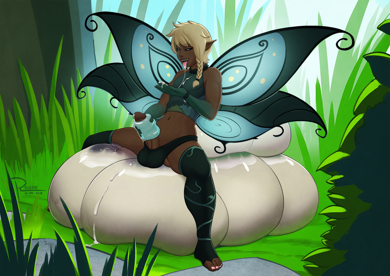 1boy, condoms, cum, dark skin, dark-skinned femboy, dark-skinned male, fairy, femboy, girly, male, male focus, male only, masturbation, onahole, open mouth, orgasm face, original character, penis, rayzoir, tongue, tongue out, trap, wings