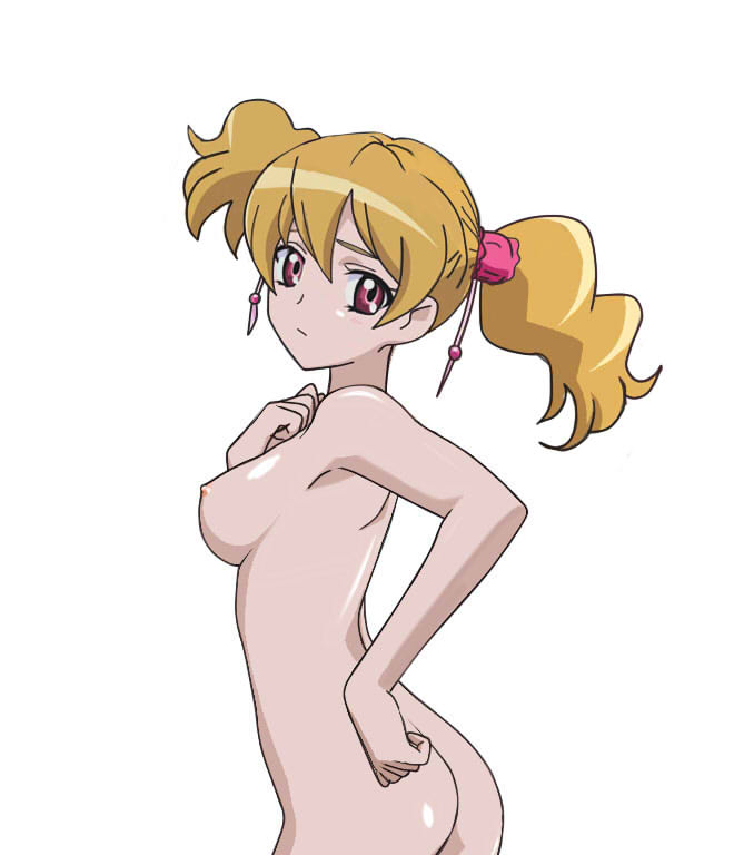 1girls artist_request female fresh_pretty_cure momozono_love nude nude_female pretty_cure small_breasts tagme