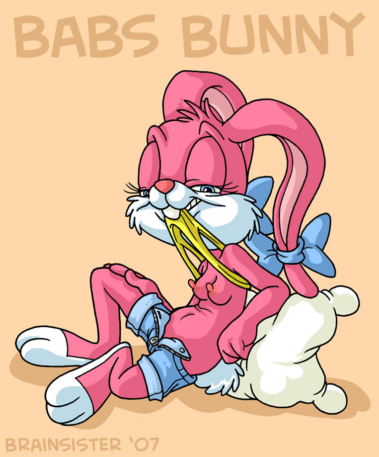 2007 anthro babs_bunny brainsister female female_only fur furry mammal rabbit solo tagme tiny_toon_adventures uncensored