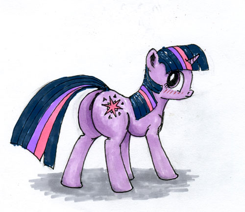 1girls ass el-yeguero equine feral friendship_is_magic my_little_pony solo tagme twilight_sparkle_(mlp)