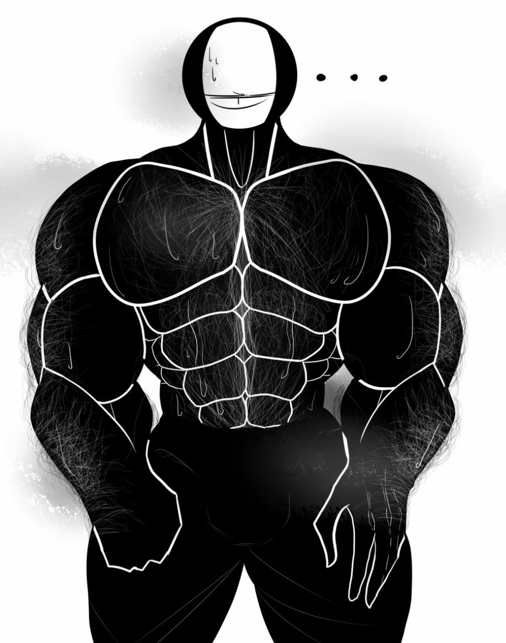 1boy bara body_hair excessive_muscles full_(socialphobia) gay hairy male male_focus male_only muscular muscular_male musk musk_clouds musky socialphobia stickman tagme tall toony yaoi