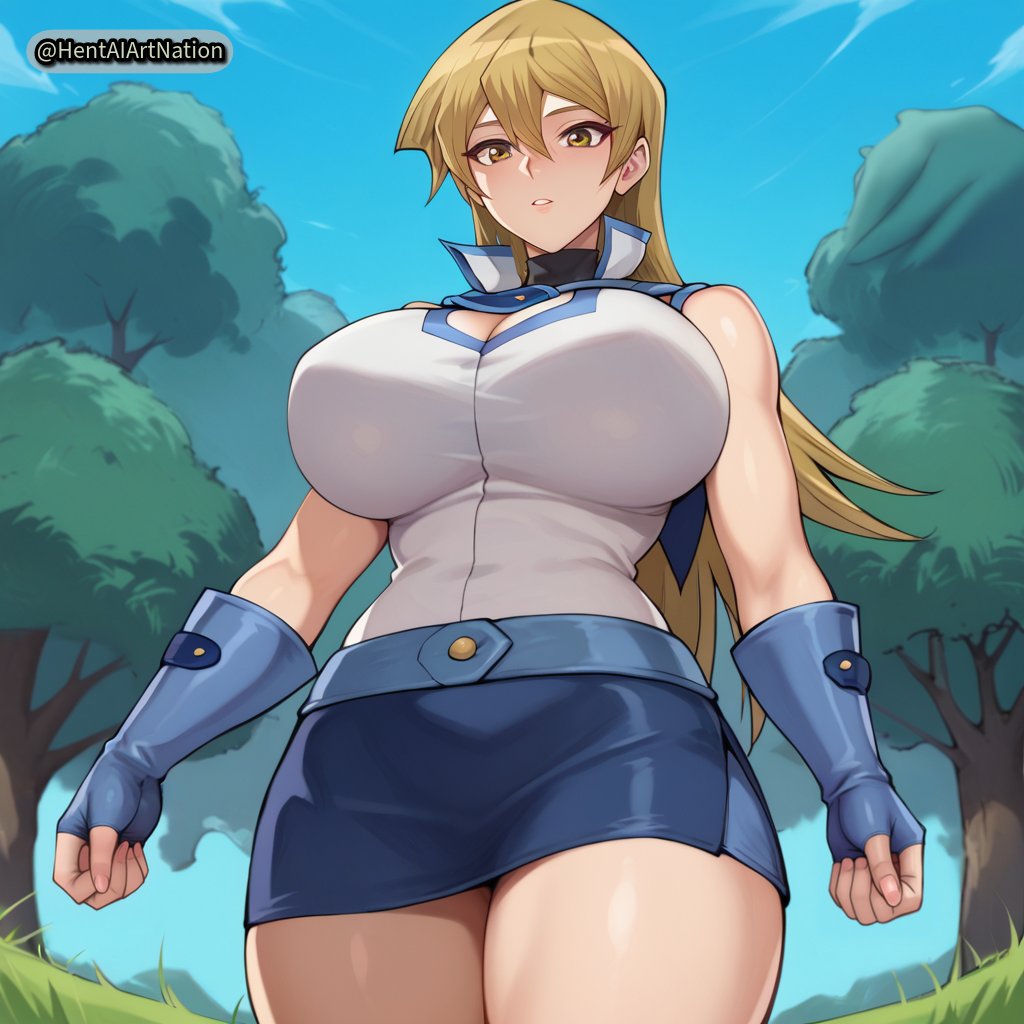 ai_generated alexis_rhodes big_breasts curvy hentaiartnation yu-gi-oh! yu-gi-oh!_gx