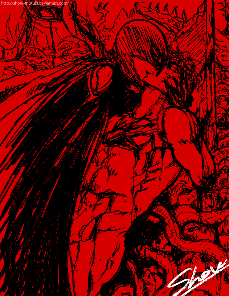 amputee berserk femto gay griffith guts_(berserk) kissing male male_only multiple_boys nude shov tagme tentacle tentacle_on_male tentacles_on_male