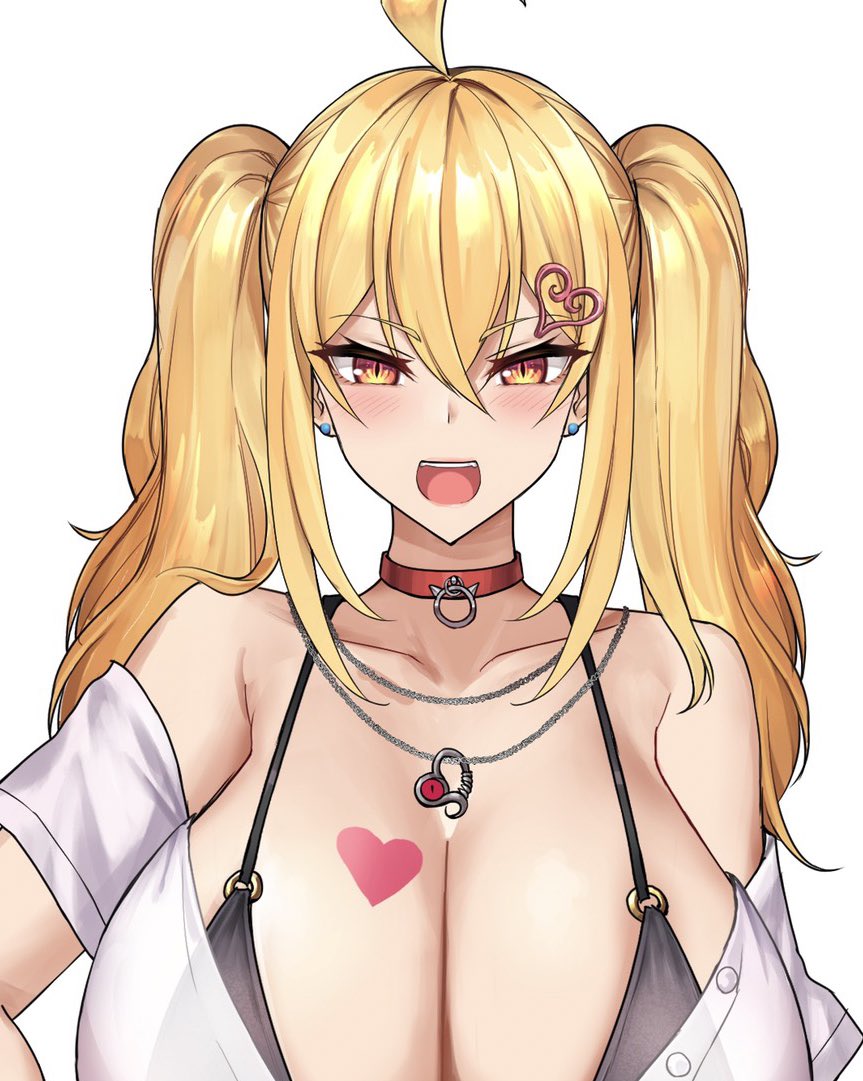 1girls blonde_hair digital_media_(artwork) female female_only haks indie_virtual_youtuber kirome_(kamipaper) massive_breasts saaya_(kirome) solo solo_focus tagme virtual_youtuber vtuber yellow_eyes