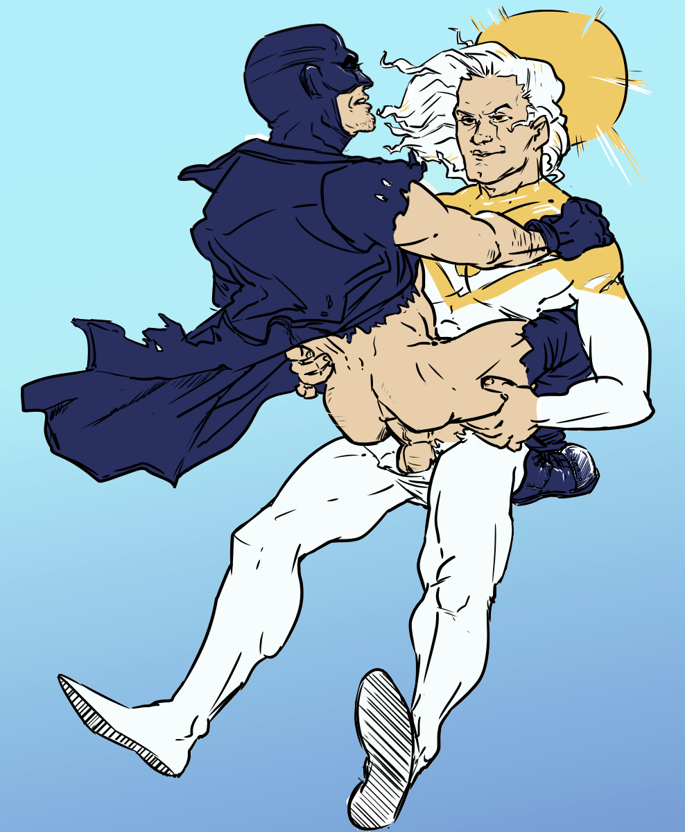 anal apollo_(dc) artist_request dc gay male midnighter the_authority yaoi