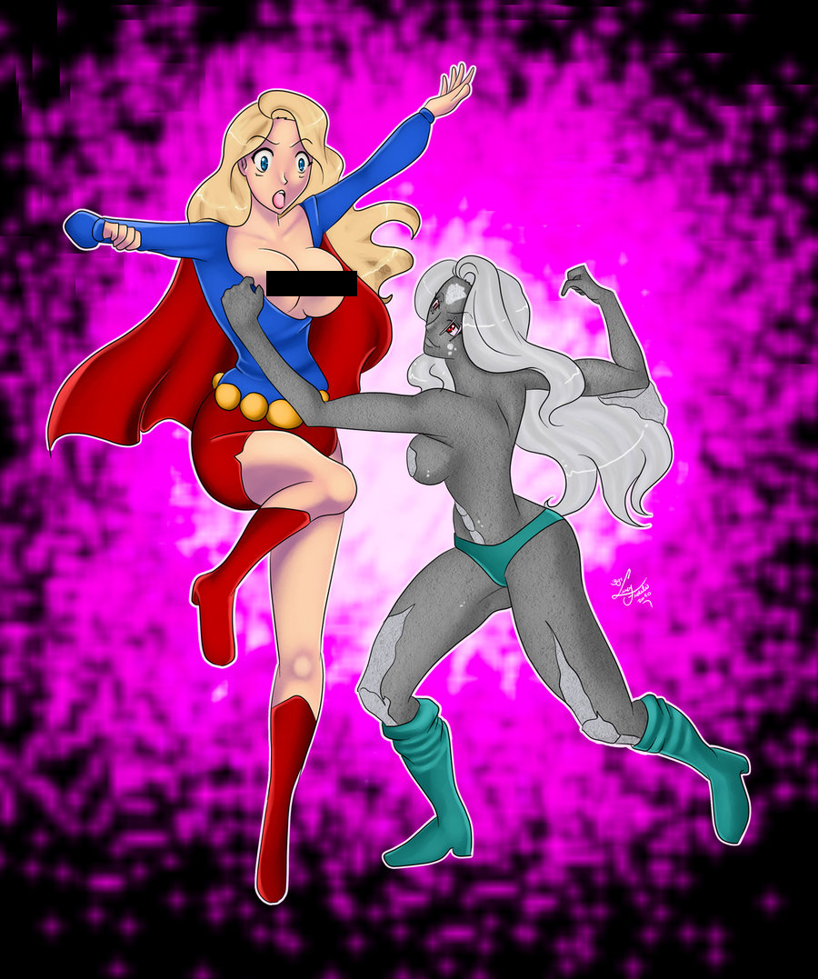 censored dc doomsday humiliation lucy_fidelis lufidelis rule_63 supergirl surprised surprised_expression