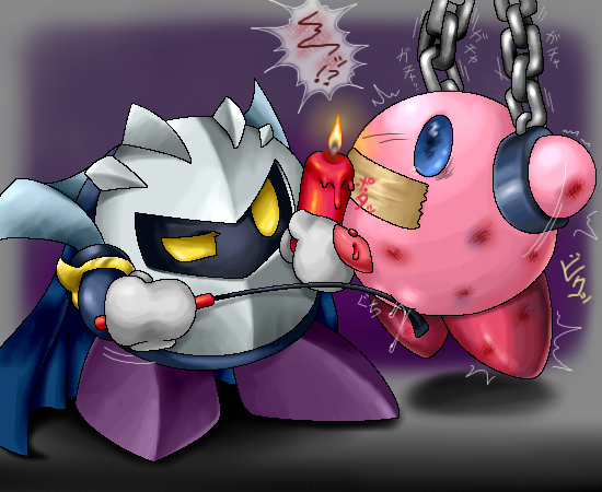 bound kirby kirby_(series) kurobedamu meta_knight tagme