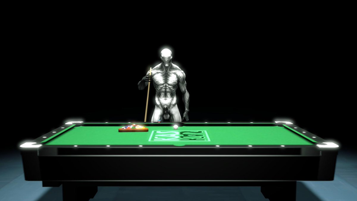 big_penis billiard_ball billiard_table cksks cue_ball cue_stick erection male male_only monster muscular muscular_male non-human outlast penis pool_table simple_background solo walrider