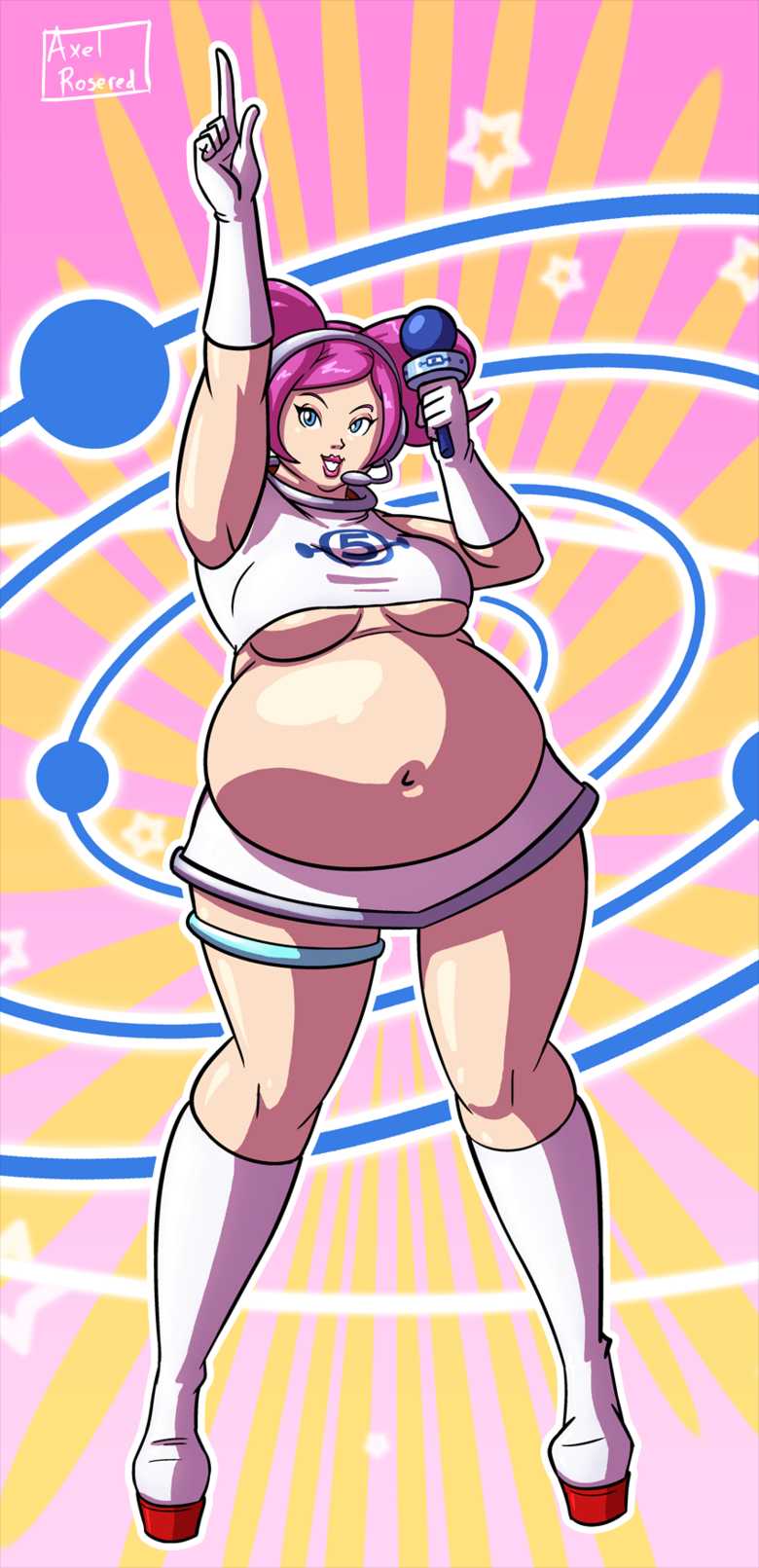 axel-rosered bbw belly_overhang big_belly big_female blush chubby chubby_female fat fat_female fat_fetish fat_girl fat_woman fatty huge_belly large_female obese obese_female overweight overweight_female plump pork_chop space_channel_5 thick_thighs tubby ulala weight_gain