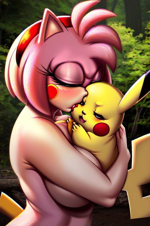 2024 ai_generated amy_rose anthro completely_nude game_freak get_this_shit_off_the_website hugging kissing nai_diffusion never_let_bro_cook_again nintendo nude nude_female pikachu pink_body pink_fur pink_skin pokemon pokemon_rgby pokephilia sega shitpost size_difference sonic_(series) sonic_the_hedgehog_(series) stable_diffusion trash who_let_bro_cook why wtf wtf_is_this xenophilia yellow_skin