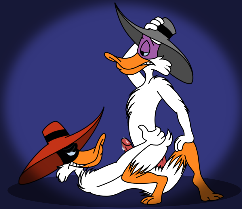 anthro avian darkwing_duck darkwing_duck_(character) disney furry gay ladyariaa male male_only multiple_males negaduck penis sex tagme yaoi