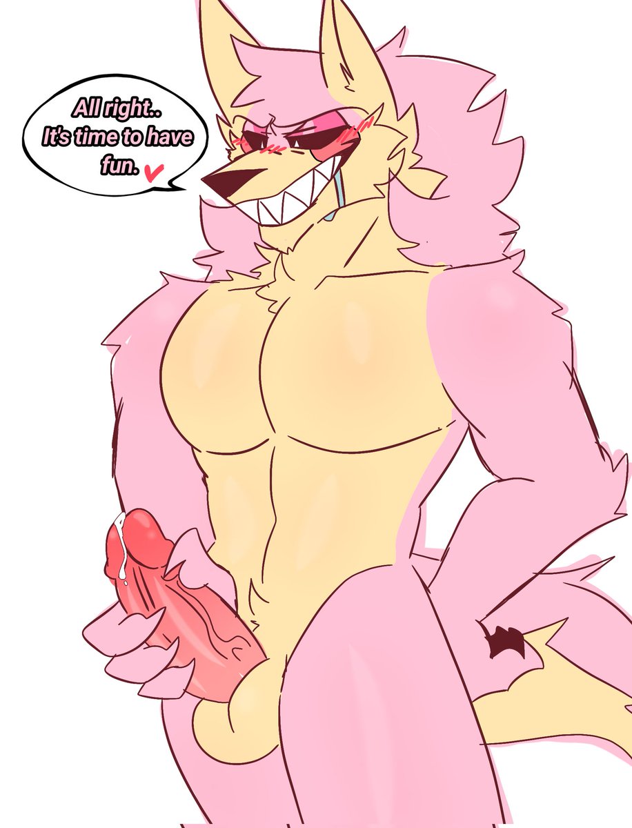 anthro anthro_on_anthro anthro_only balls critters_(poppy_playtime) furry_only lemon_wolf_(flower) male muscular muscular_male namdokimai no_humans oc ocs penis poppy_playtime poppy_playtime_(chapter_3) sex smiling_critters solo