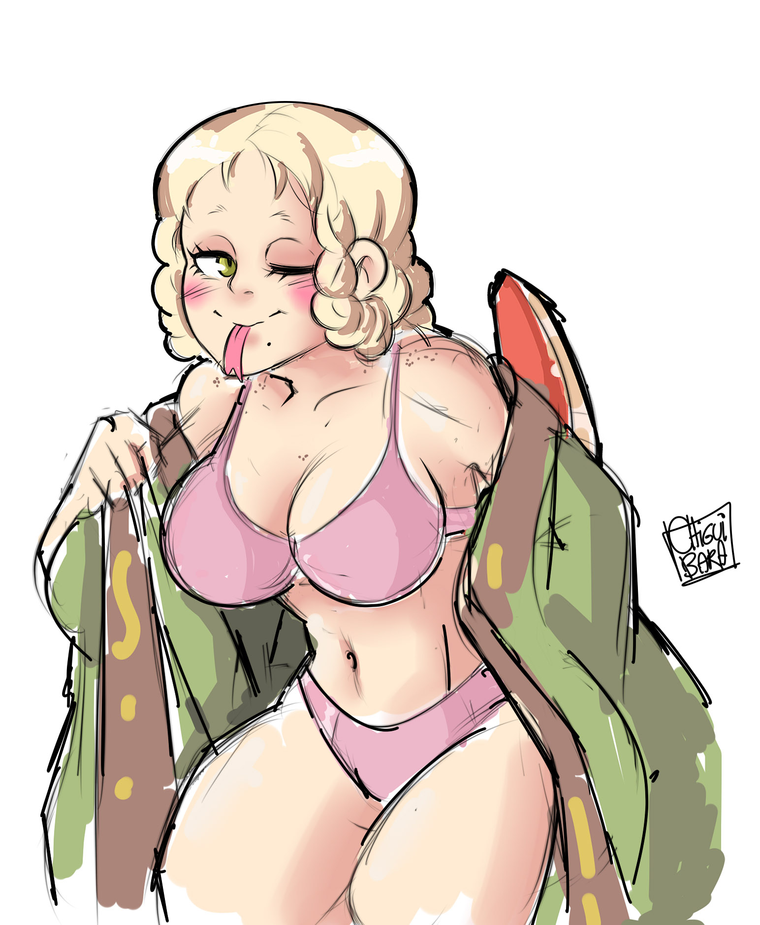 bikini, blonde hair, boots, elden ring, female, female only, ring, rya (elden ring), snake, snake girl, undressing