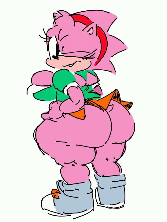 amy_rose classic_amy_rose female furry joe_nutz sega sonic_(series) sonic_cd sonic_the_hedgehog_(series) voluptuous voluptuous_female