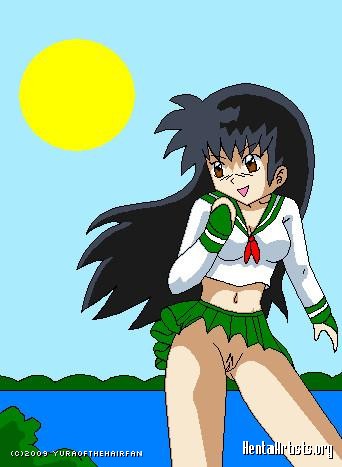 higurashi_kagome inuyasha kagome_higurashi solo tagme yuraofthehairfan