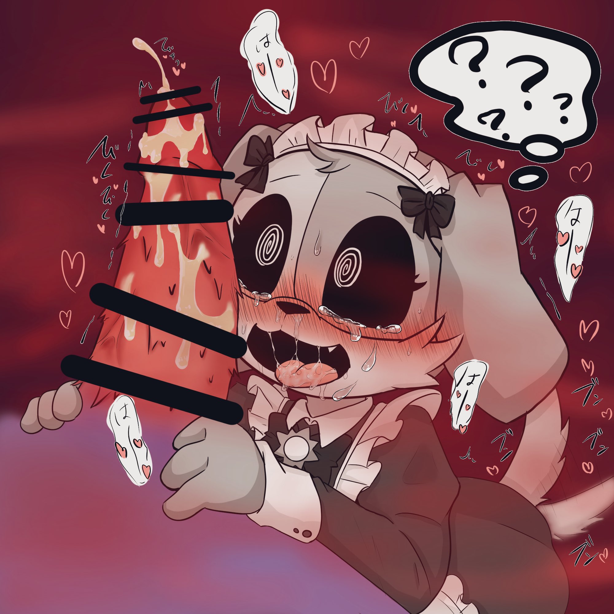2boys, anthro, anthro on anthro, anthro only, artist request, blush, canine, cat, cat boy, catboy, catnap, catnap (poppy playtime), critters (poppy playtime), cum, cum in mouth, dog, dog boy, dog ears, dog tail, dogday, dogday (poppy playtime), doggy, domestic cat, domestic dog, feline, fur, furry, furry only, gay, heart, looking at penis, maid, maid outfit, maid uniform, male, male only, male/male, no humans, open mouth, orange fur, orange skin, penis, poppy playtime, poppy playtime (chapter 3), purple body, purple fur, purple skin, saliva, salivating, sex, smiling critters, tagme, tail, tears, tears of pleasure, yaoi
