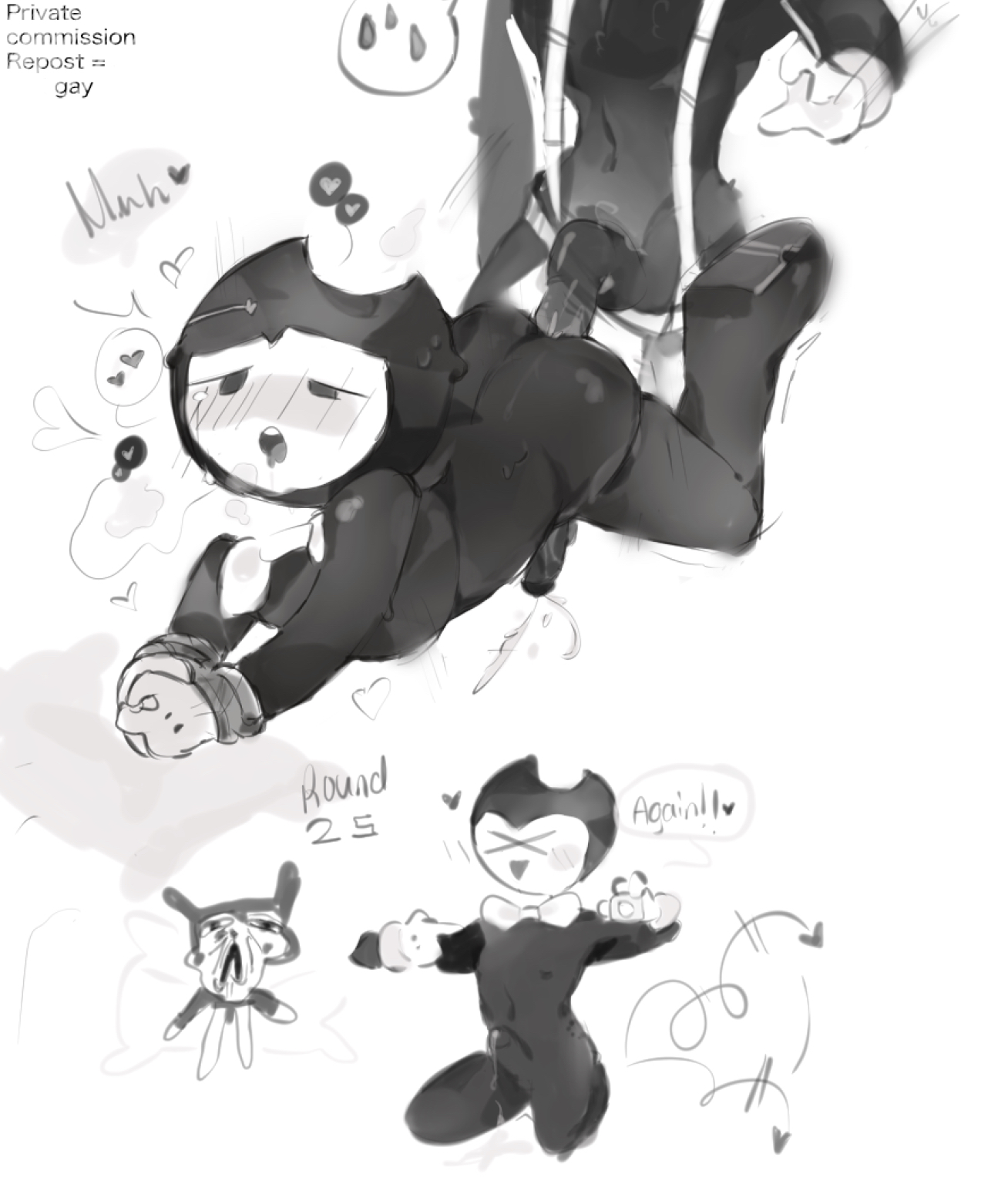 Rule 34 Dev - 2boys anal anal_sex bendy bendy_and_the_ink_machine bla...