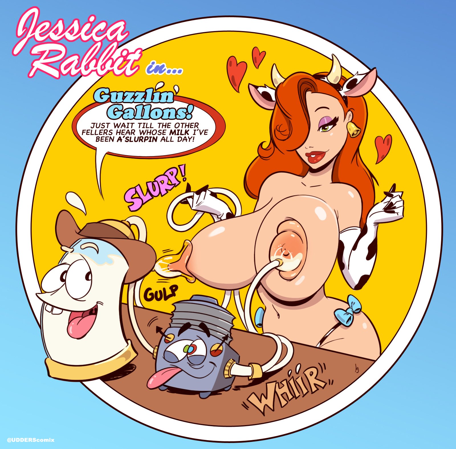 1girls, aj dinorokski, anthro, ass, big ass, big breasts, big thighs, breasts, bust, busty, chest, clothing, curvaceous, curvy, curvy figure, digital media (artwork), disney, female, female focus, hips, hourglass figure, huge ass, huge breasts, human, jessica rabbit, large ass, large breasts, legs, light skin, light-skinned female, lips, mature, mature female, milk, red hair, slim waist, thick, thick hips, thick legs, thick thighs, thighs, touchstone, udderscomix, voluptuous, voluptuous female, waist, who framed roger rabbit, wide hips, wide thighs