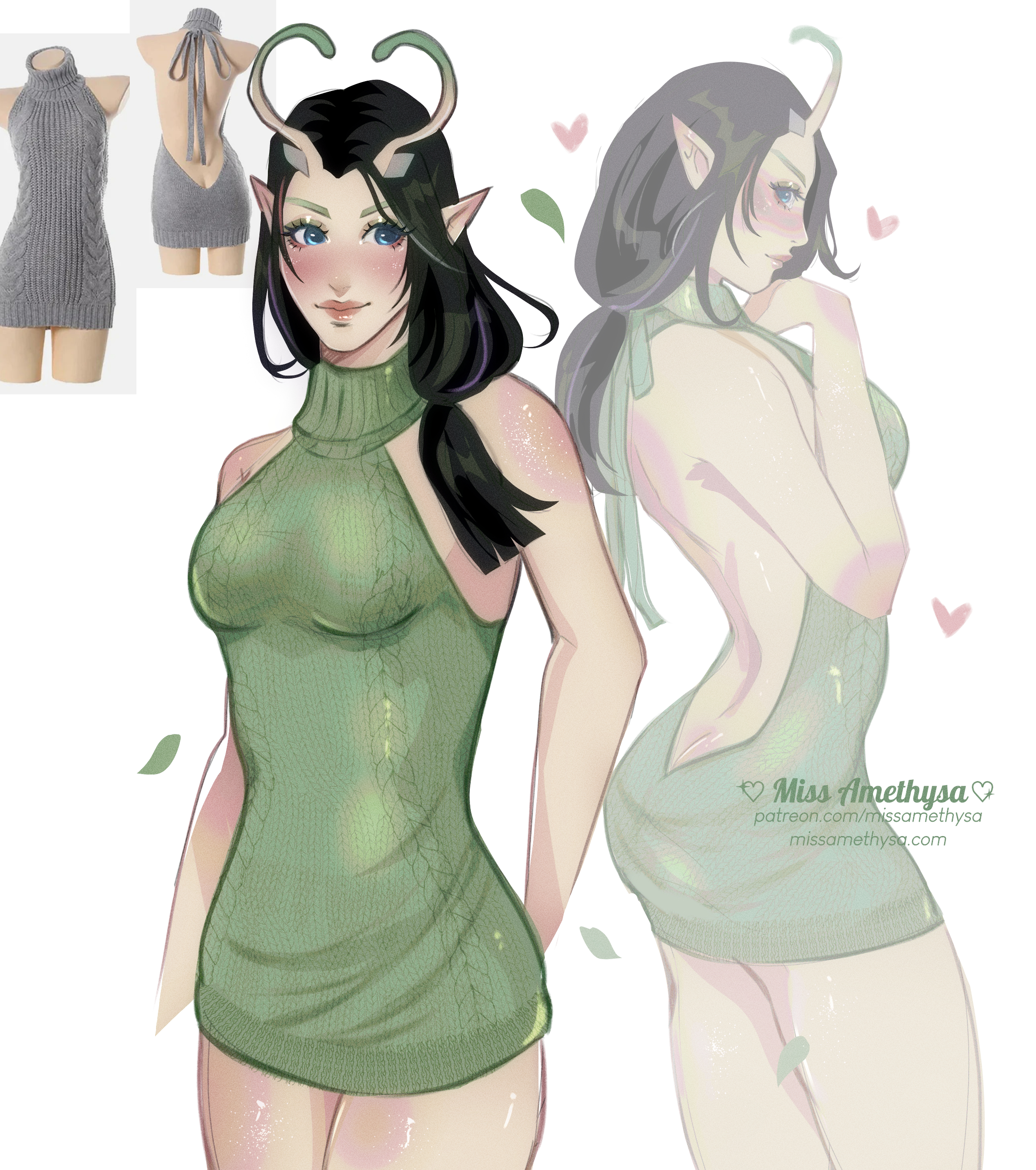 1girls, ass, big ass, big breasts, breasts, draw your oc in this, female, female only, mantis (marvel rivals), mantis (marvel), marvel, marvel comics, marvel rivals, meme, missamethysa, standing, tagme, thick thighs, virgin killer sweater