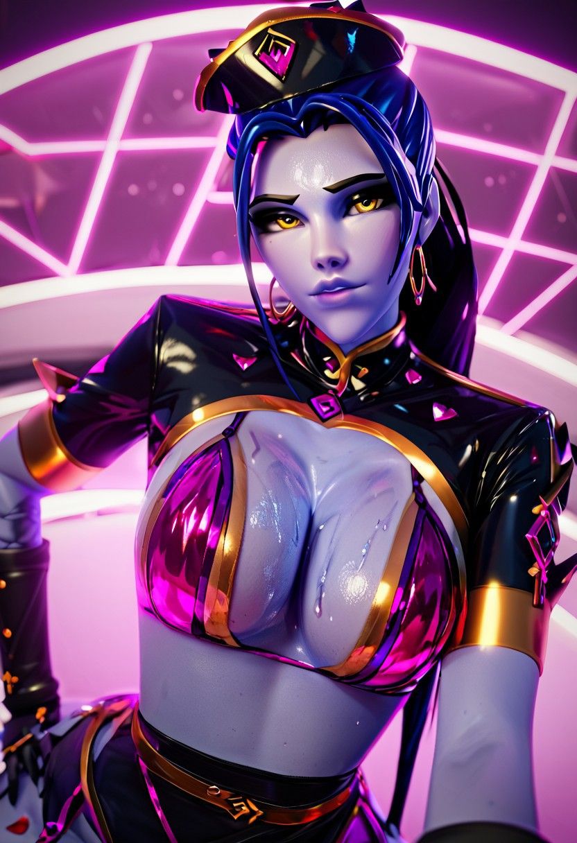 1girls ai_generated amelie amelie_lacroix ass big_ass big_breasts breasts dripping female goth goth_girl lacroix latex latex_gloves latex_suit latex_thighhighs overwatch overwatch_2 pornlandlord shiny_skin sweat sweaty thighhighs wet wet_body widowmaker