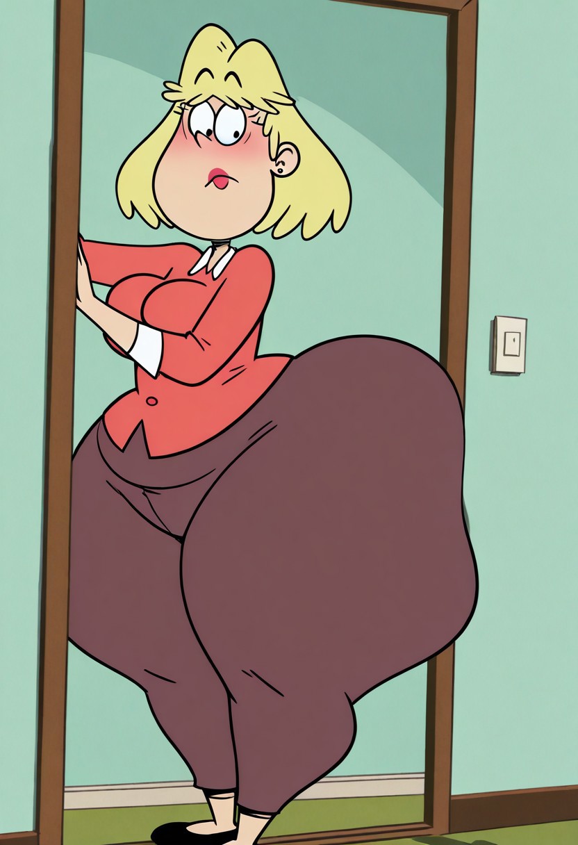 1female 1girls 1woman 2d 2d_(artwork) accurate_art_style accurate_artstyle ai_generated big_ass big_booty big_breasts big_butt big_hips big_thighs black_dot_eyes black_eyes blonde_hair blush cartoon child_bearing_hips civitai clothed clothed_female clothing cramped curvaceous curvaceous_figure curves curvy curvy_body curvy_female curvy_figure curvy_hips dot_eyes dummy_thicc dumptruck_ass dumptruck_butt embarrassed embarrassed_female female female_focus female_only flat_color flat_colors giant_hips high_quality high_resolution hips hips_wider_than_shoulders hourglass_figure hourglass_figured_female huge_ass huge_butt huge_hips human hyper_hips indoors large_ass large_boobs large_breasts large_butt large_hips large_thighs mature mature_female mature_milf mature_woman milf nickelodeon pawg pawg_build questionable rita_loud room safe_for_work sexy sexy_woman solo solo_female solo_focus stuck stuck_female stuck_in_doorway the_loud_house thicc thick_ass thick_hips thick_thighs thicker_than_a_bowl_of_oatmeal thicker_than_tenshinhan's_shoulders thighs too_thicc wide_hipped_female wide_hipped_human wide_hips wide_thighs