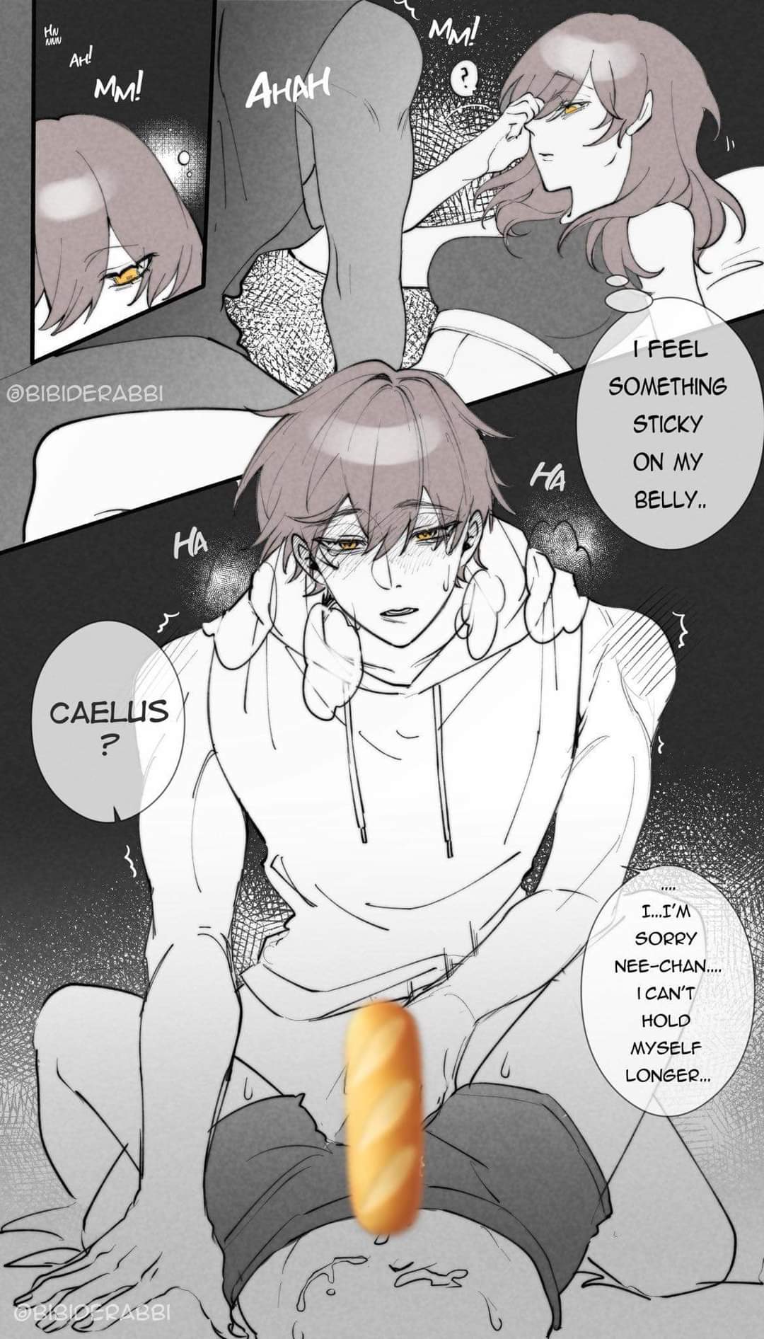bibiderabbi (artist), blush, caelus (honkai: star rail), censored, cum on body, female, honkai: star rail, hoyoverse, incest, male, male/female, mihoyo, novelty censor, selfcest, somnophilia, stelle (honkai: star rail), straight, trailblazer (honkai: star rail), twincest, twins
