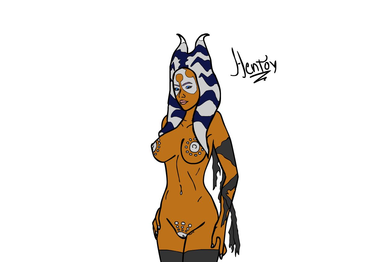 1girls ashara_zavros bioware hentoy lucasfilm nipples solo source_request star_wars star_wars:_the_old_republic star_wars_legends togruta