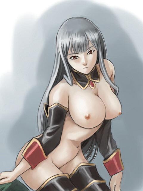 hirayamatouya large_breasts selvaria_bles seruberia stockings tagme valkyria_chronicles