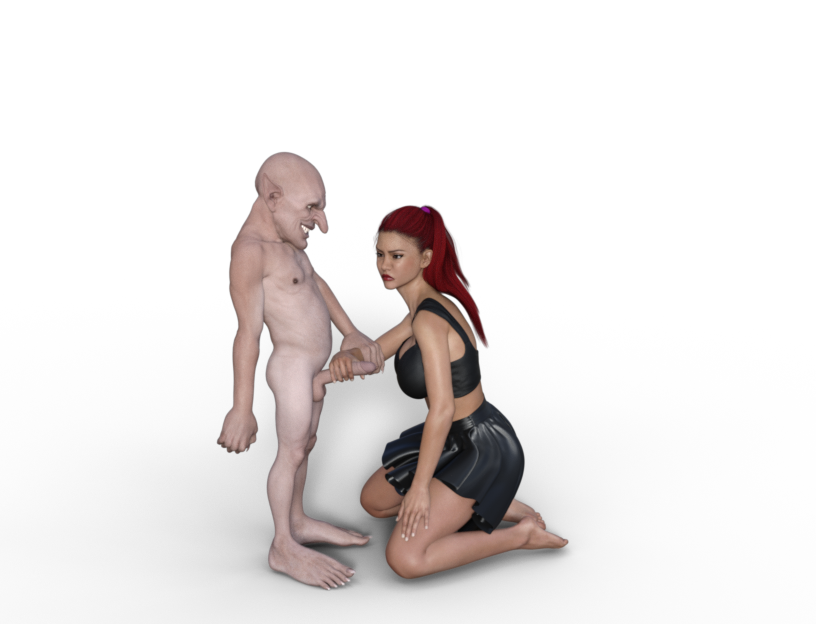 3d a_new_dawn female game_cg goblin goblin_male handjob holding_penis kneeling male tagme transparent_background whiteraven