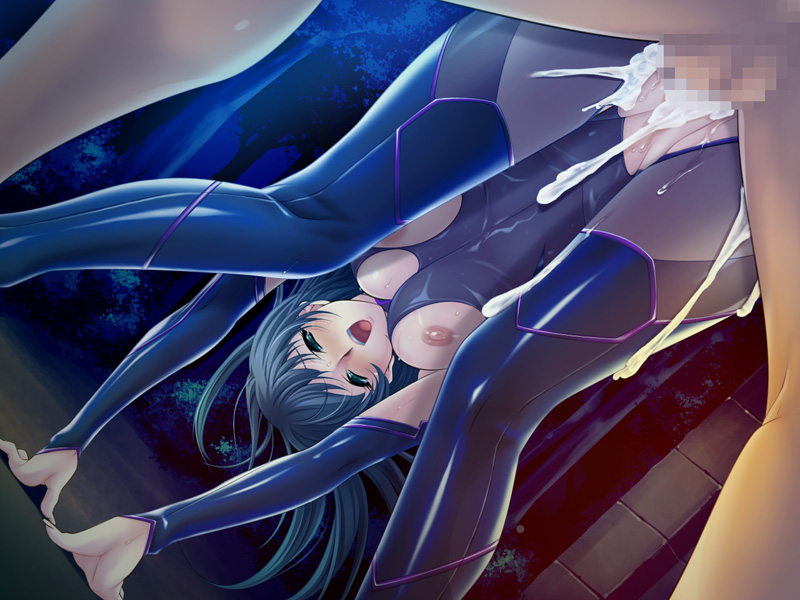 aoi_nagisa_(artist) aqua_eyes bent_over blue_hair blush bodysuit breasts censored clothed_sex cum cum_inside cum_on_body cum_on_clothes cum_on_leg cum_on_lower_body doggy_style dutch_angle game_cg green_eyes hands_reach_floor happy_sex large_breasts long_hair looking_back morino_yuuko night nipples open_mouth outdoors overflow pantyhose penis sex skin_tight smile sweat tentacle_and_witches thighhighs top-down_bottom-up torn_clothes torn_pantyhose vaginal_penetration