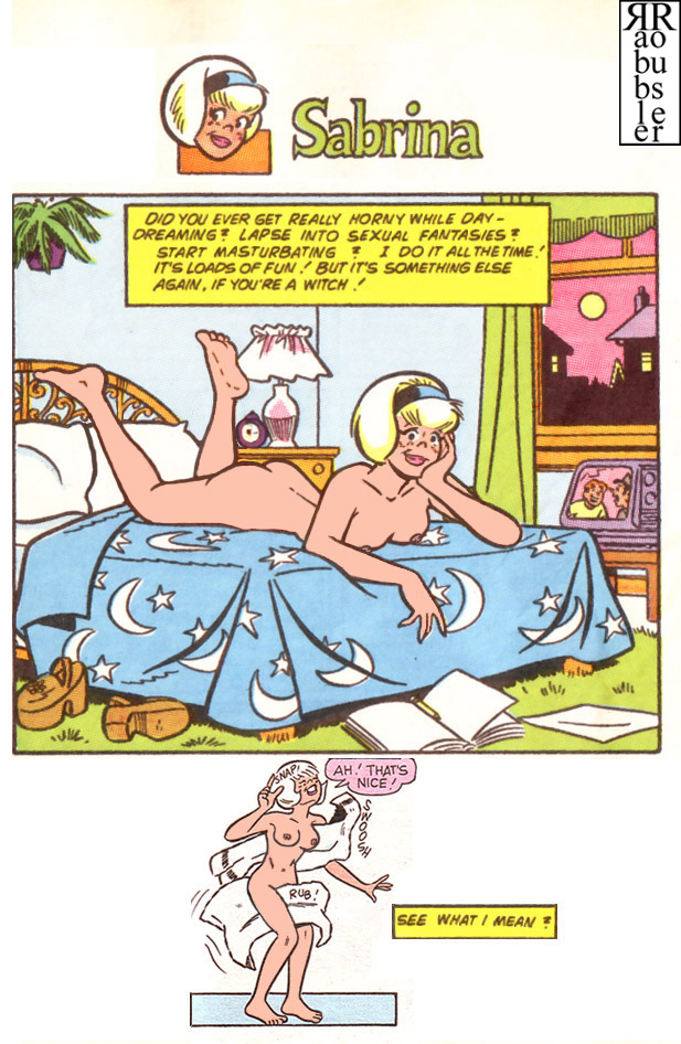 archie_andrews archie_comics ass bed blonde_hair breasts casual comic_page female human jughead_jones masturbation nude pussy rabblerouser sabrina_spellman sabrina_the_teenage_witch witch