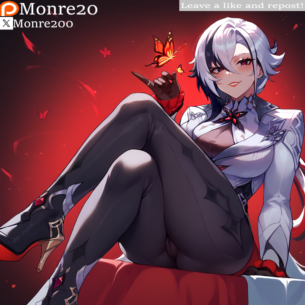 1girls ai_assisted ai_generated arlecchino_(genshin_impact) ass ass_focus black_eyes black_hair bubble_ass bubble_butt cameltoe female genshin_impact high_heels huge_ass monre20 pale_skin patreon patreon_username pussy red_eyes solo_focus thick_ass thick_thighs twitter vagina white_hair