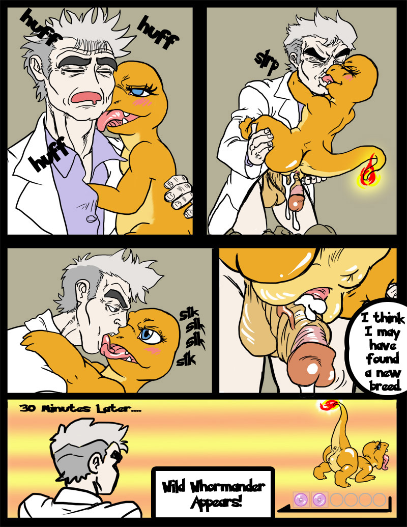 2013 anus ass ass_up balls blue_eyes blush charmander closed_eyes clothed clothes comic cum english_text female fire human josemalvado kissing licking nintendo open_mouth orange_body penis pokémon_(species) pokemon pokemon_(species) pokephilia pussy samuel_oak size_difference smile tail tail_fire text tongue tongue_out uncut video_games