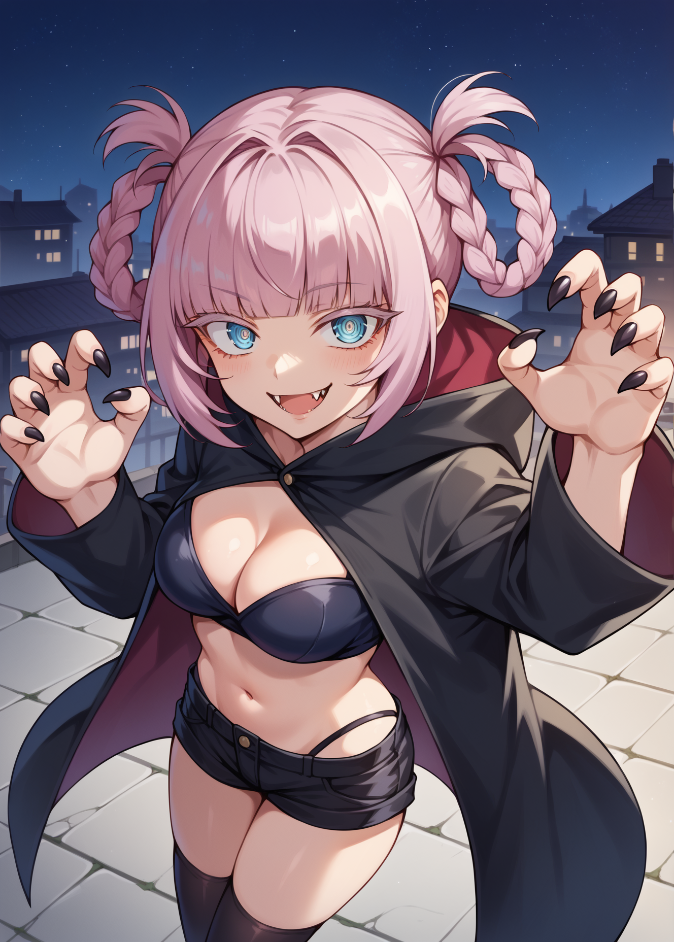 ai generated, breasts, female, kawaii waifus, nanakusa nazuna, patreon, small breasts, yofukashi no uta