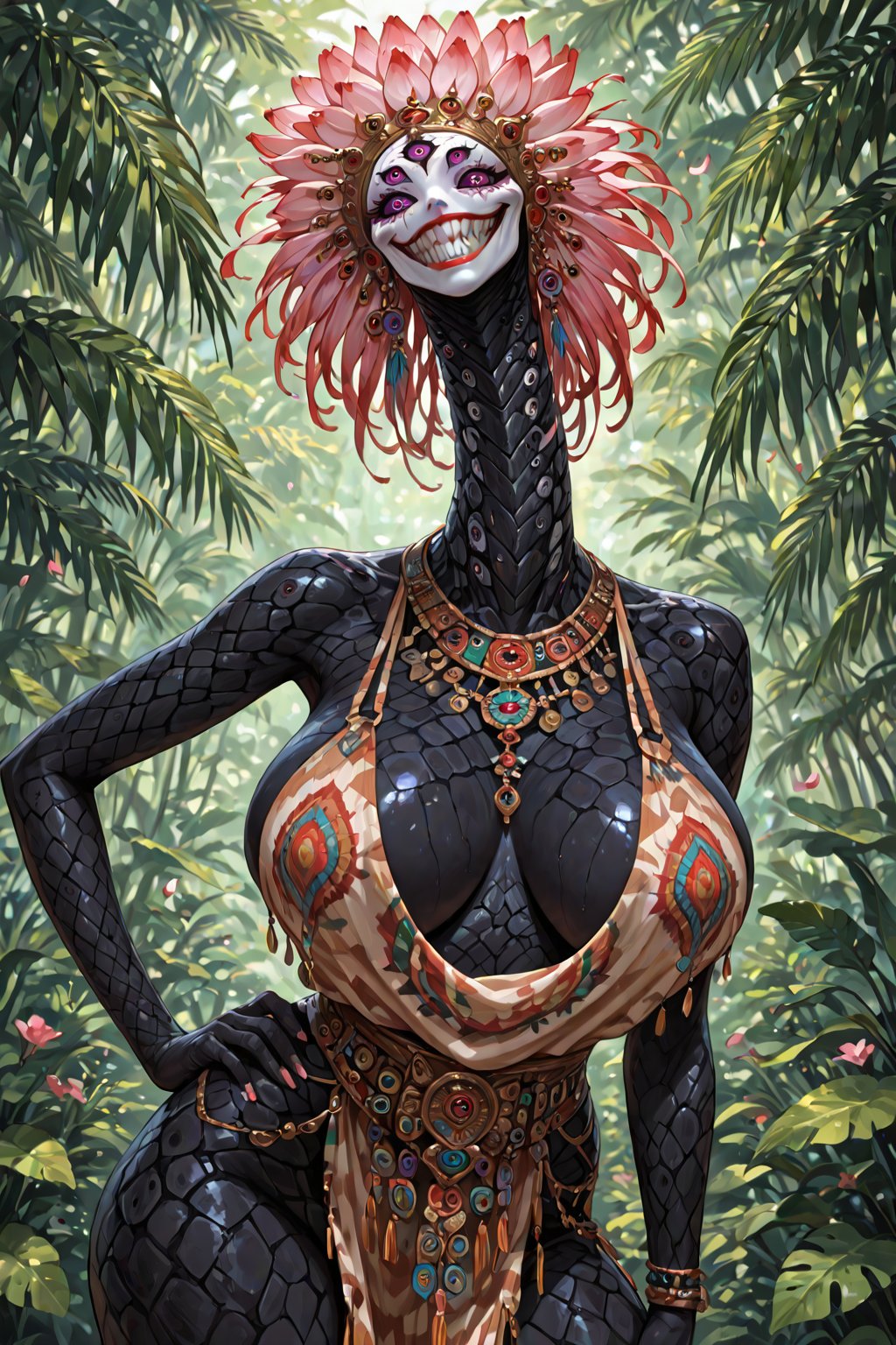 1girls, ai generated, ass, big ass, big breasts, big thighs, breasts, bust, busty, chest, curvaceous, curvy, curvy figure, digital media (artwork), female, hips, hourglass figure, huge ass, huge breasts, huge thighs, humanoid, large ass, large breasts, large thighs, legs, mature, mature female, monster, monster girl, nightmare waifu, pepethunter, slim waist, thick, thick hips, thick legs, thick thighs, thighs, voluptuous, waist, wide hips, wide thighs