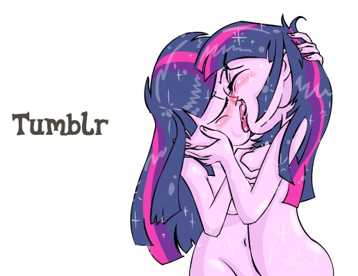 2girls ass blush breasts brutamod equestria_girls female female_only french_kiss friendship_is_magic grope hair human humanized my_little_pony navel selfcest sparkle square_crossover tongues tumblr twilight_sparkle_(mlp) wide_hips yuri