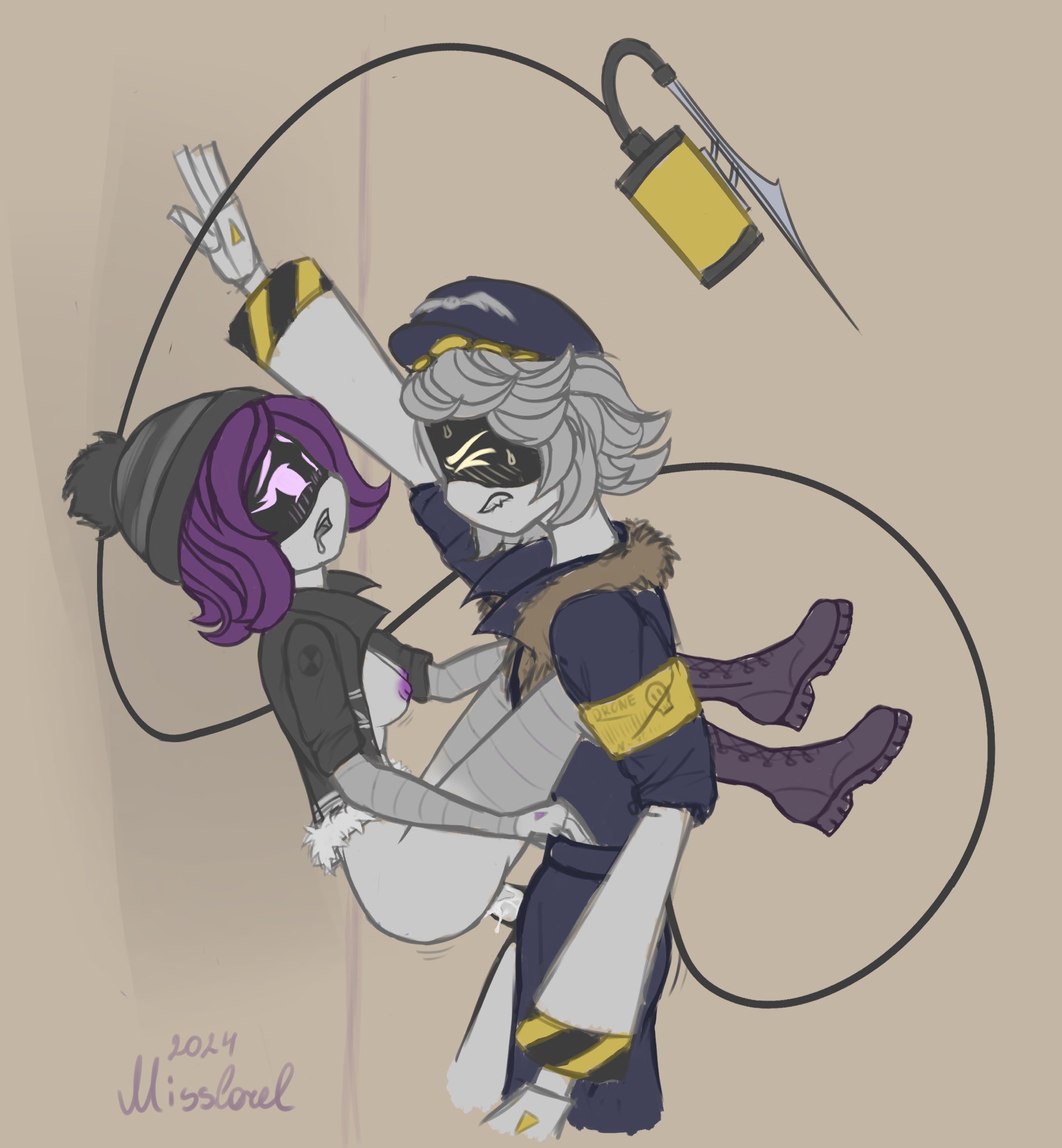 1boy, 1girls, 2d, female, female penetrated, glitch productions, humanoid, lorelarts, male, male penetrating, male penetrating female, murder drones, n (murder drones), robot, robot boy, robot girl, robot humanoid, screen face, sex, straight, uzi (murder drones)
