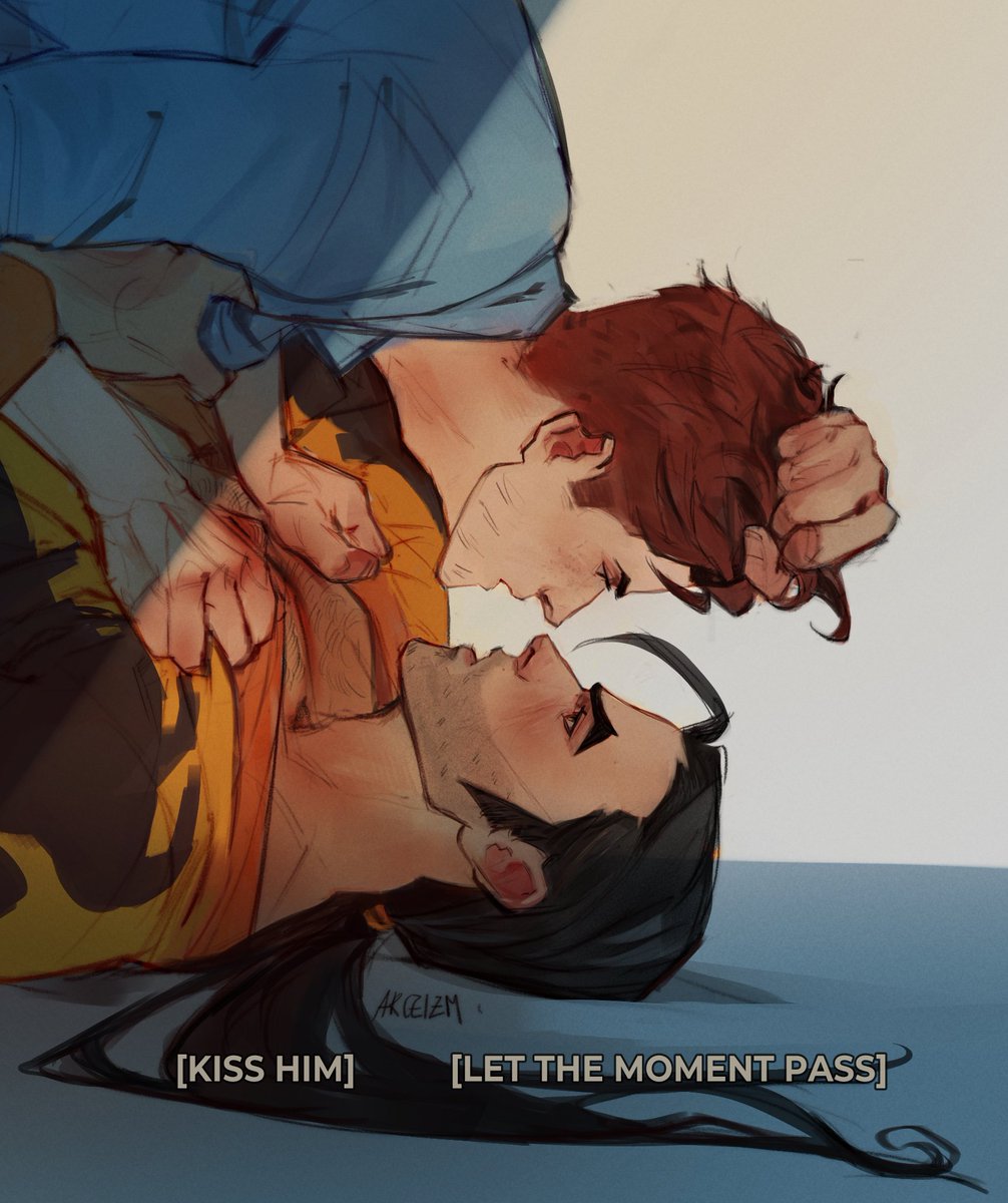 arczism, dispatch (game), flambae, gameplay mechanics, gay, grabbing hair, inminent sex, male, male only, masculine, muscular, muscular male, robert robertson