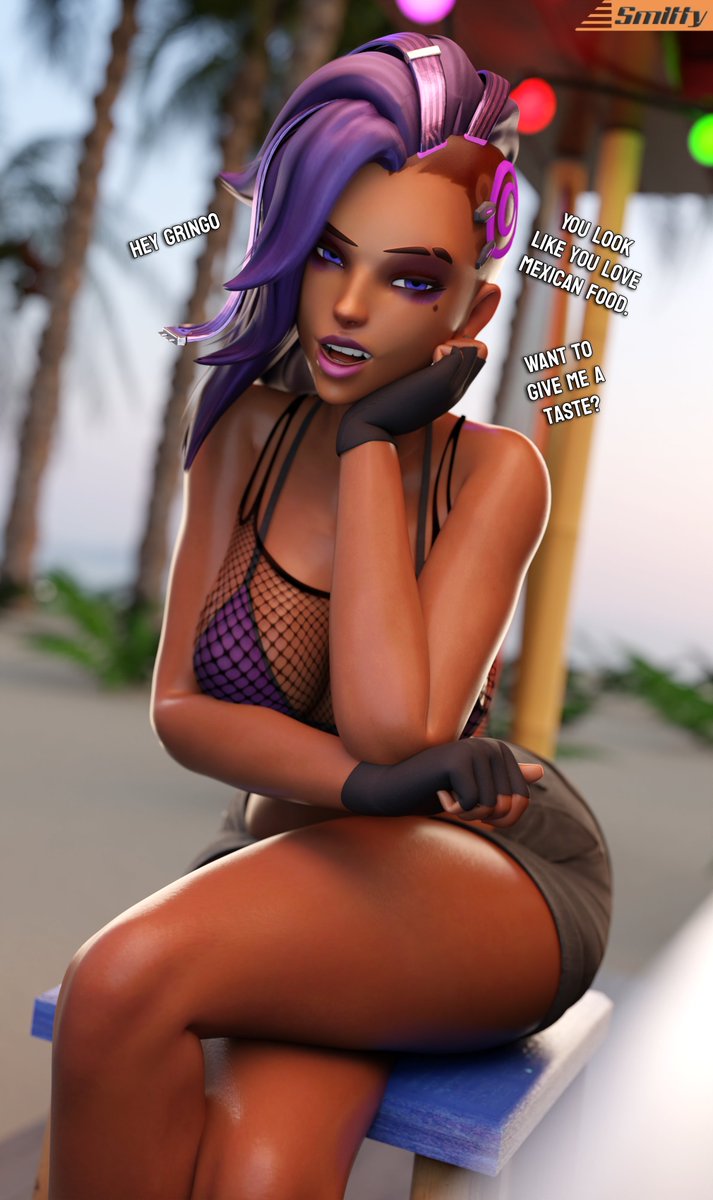 1girls, 3d, 3d (artwork), ass, big ass, blender (software), blizzard entertainment, dark skin, dark-skinned female, female, female only, large ass, latina, overwatch, overwatch 2, raceplay, smitty34, solo, sombra, sombra (overwatch 2 suit), tagme, thick thighs, voluptuous, voluptuous female, wide hips
