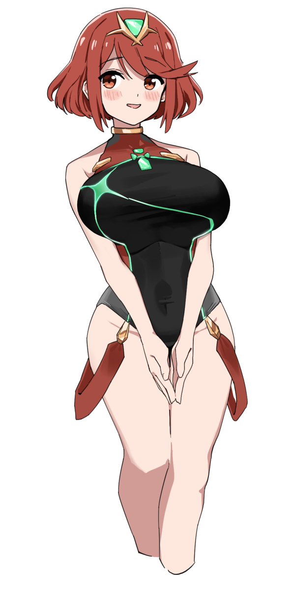 breasts busty core_crystal female female_only feminine fried_bocky nintendo pyra solo swimsuit tagme xenoblade_(series) xenoblade_chronicles_2