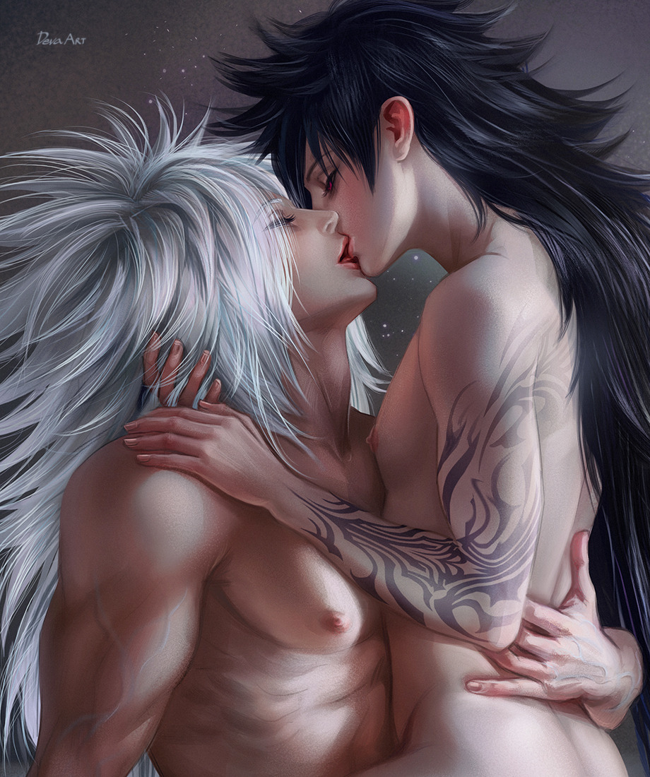 develvdeva feminine feminine_body feminine_male final_fantasy final_fantasy_vii_remake first_porn_of_character gay gay_kissing intimacy intimate kiss_on_lips kissing long_hair making_out male/male male_focus male_only muscular muscular_male nero_the_sable no_visible_genitalia sensual skinny_male tattoo tattooed_arm weiss_the_immaculate wholesome yaoi