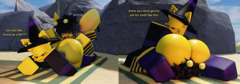 2boys, 3d, ass, ass grab, ass smothering, big ass, femboy, furry, male, massive ass, mermio, noob, roblox, robloxian, smothering, smothering ass, tagme, thick thighs