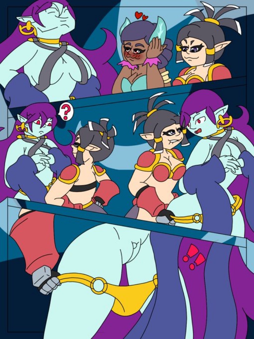 female seer_dance_shantae shantae shantae_(character) shantae_and_the_seven_sirens vera_(shantae) zapple