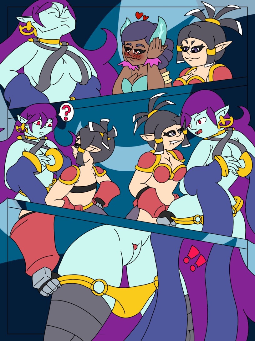 female seer_dance_shantae shantae shantae_(character) shantae_and_the_seven_sirens vera_(shantae) zapple