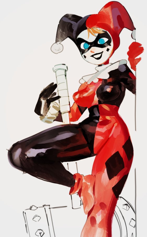 2d 2d_(artwork) 2d_artwork ass batman:_the_animated_series batman_(series) bodysuit breasts dc dc_comics dcau female hair harley_quinn harley_quinn_(classic) tagme uncensored wamudraws