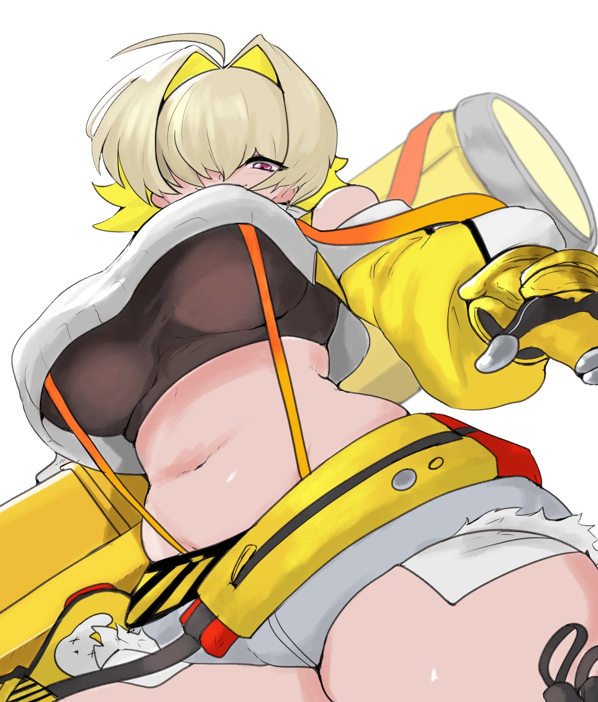 1girls 2020s 2024 2024s 2d 2d_(artwork) background belly belly_button big_breasts big_hips blonde_female blonde_hair blonde_hair_female breasts closed_mouth closed_smile clothed clothed_female clothes clothing color colored cropped cropped_legs curvy curvy_body curvy_female curvy_figure curvy_hips curvy_thighs elegg_(nikke) eyelashes eyes eyes_half_open eyes_open fanart female female_focus female_only fingers first_person_perspective first_person_view girl glove gloved_hands gloves goddess_of_victory:_nikke hair half-closed_eyes half-dressed hips hourglass_figure human humanoid light-skinned light-skinned_female light_body light_skin looking_at_viewer looking_down looking_down_at_viewer mammal mammal_humanoid mouth mouth_closed multicolored_hair neck nikke nikke_(species) no_dialogue no_humans no_text nsfw pants partially_clothed partially_clothed_female partially_nude partially_nude_female pink_eyes pov pov_eye_contact revealing_clothes revealing_clothing revealing_outfit shiny shiny_breasts shiny_clothes shiny_legs shiny_skin short_pants short_shorts shorts simple_background skin smile smiling smiling_at_viewer solo solo_focus textless thick_thighs thighs tight tight_clothes tight_clothing tight_fit two_tone_hair underboob video_game video_game_character video_game_franchise video_games vitallic3 vitallic_(artist) white_background wide_hips wide_thighs yellow_hair