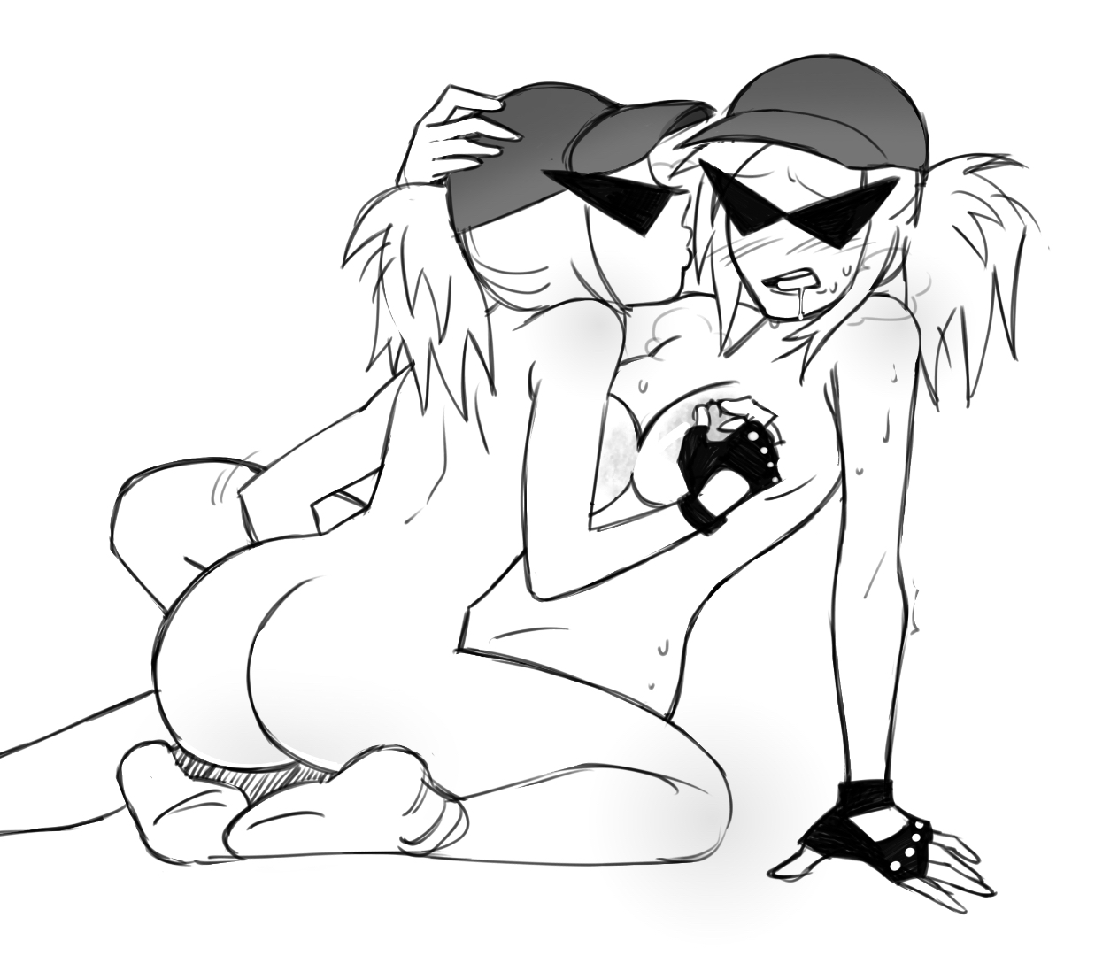 artist request, bro strider, female, genderswap, genderswap (mtf), homestuck, rule 63, selfcest, sis strider, yuri