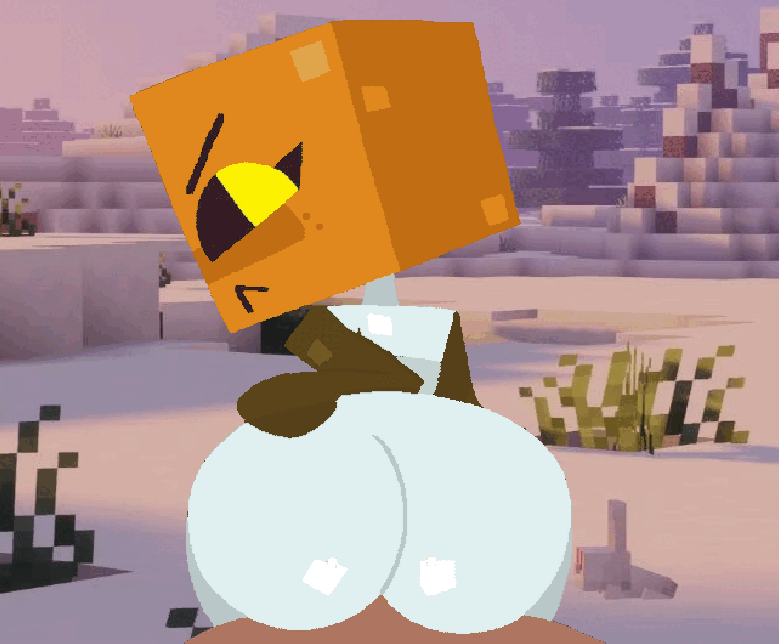 1boy 1girls angry animated anus big_ass black_sclera edit edited gif grabbing_own_ass grass jjoyplus lagomorph looking_at_viewer looking_back minecraft penetration penis penis_in_pussy pumpkin_head pussy rabbit_(minecraft) retool riding_penis snow snow_golem square_head tagme third-party_edit trees triangle_mouth vaginal_penetration yellow_eyes