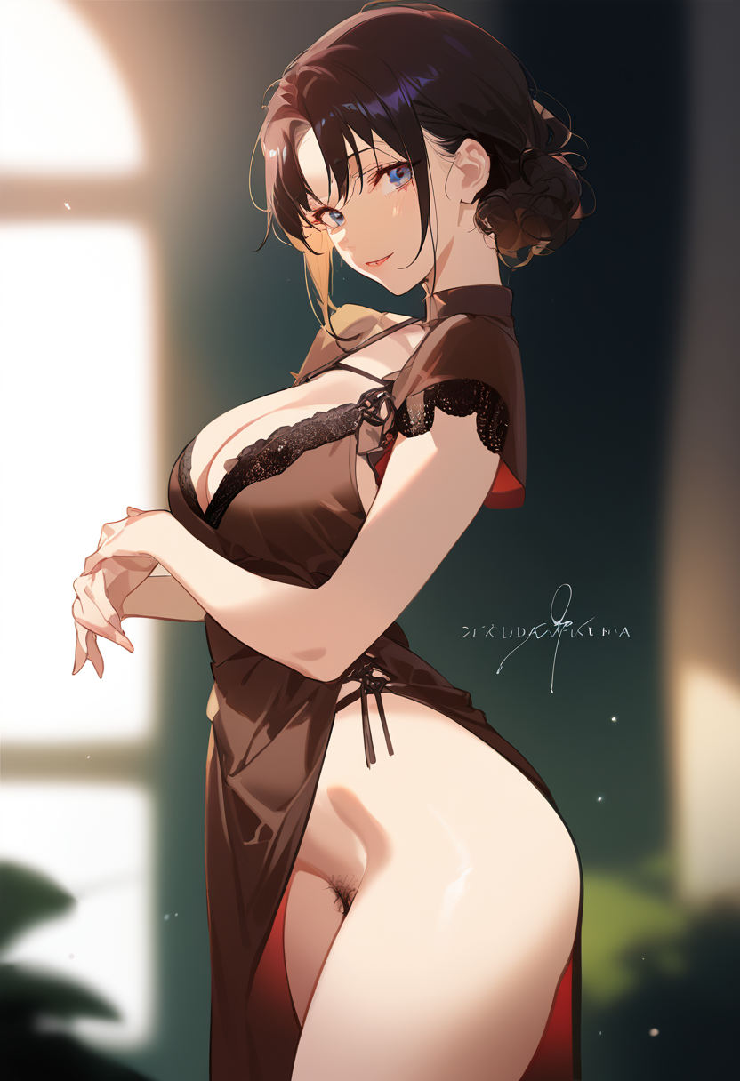 1girls, a1exwell, ai generated, dress, female, pelvic line, pubic hair, pubic hair peek, stable diffusion